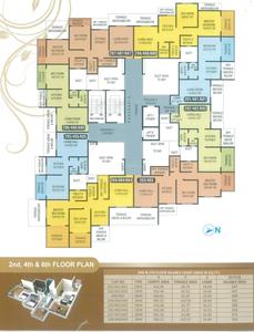 Nahar Yash Ganga Residency Images for Cluster Plan of Nahar Yash Ganga Residency 1