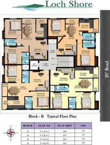 Project Image of 869.0 - 952.0 Sq.ft 2 BHK Apartment for buy in Sumangali Loch Shore