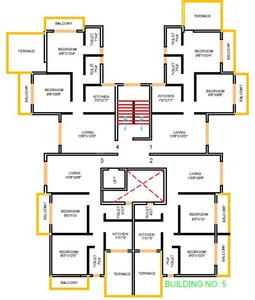 Project Image of 348.0 - 638.0 Sq.ft 1 BHK Apartment for buy in Space India Prakriti Sparsh Building No 1 To 6