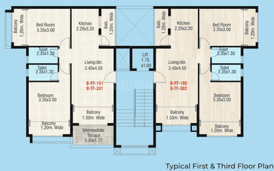 Project Image of 613.87 - 1106.64 Sq.ft 1 BHK Apartment for buy in Kharangate Silicon Valley