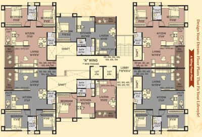 Project Image of 670.0 - 1557.0 Sq.ft 1 BHK Apartment for buy in Ashapuri Amrapali
