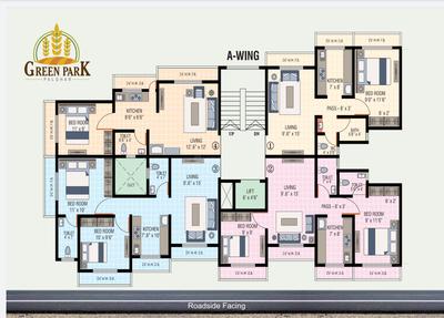 Green Park A Wing Cluster Plan 1