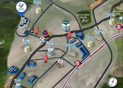 Nirmal Olympia A B Images for Location Plan of Nirmal Olympia A B 1