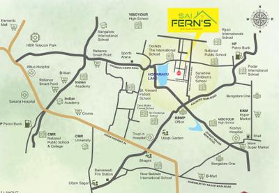 Project Image of 1282.0 - 1462.0 Sq.ft 3 BHK Apartment for buy in Sai Ferns