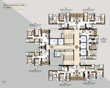 Project Image of 591.0 - 702.0 Sq.ft 2 BHK Apartment for buy in Royal Lagoon E Wing