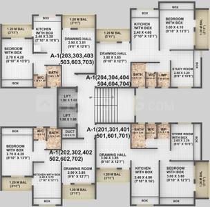 Project Image of 404.0 - 709.0 Sq.ft 1 BHK Apartment for buy in Marathwada Hari Prayag Residency Project 1