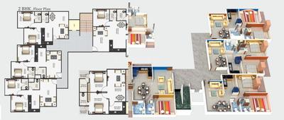 Project Image of 924.0 - 1715.0 Sq.ft 2 BHK Apartment for buy in Shri Parasnath Sheetal Tower