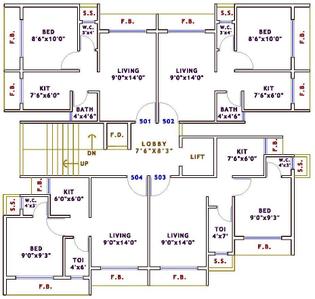 Project Image of 440.0 - 670.0 Sq.ft 1 RK Apartment for buy in Sarang Arham