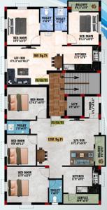 Project Image of 860.0 - 1292.0 Sq.ft 2 BHK Apartment for buy in Hemavathi Apartments