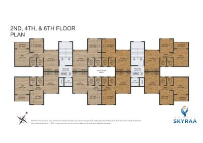Project Image of 350.0 - 566.0 Sq.ft 1 BHK Apartment for buy in Shanti Skyraa