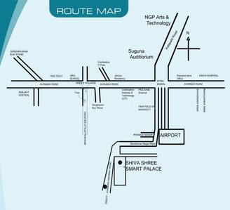 SRM Shiva Shree Smart Palace Location Plan 1