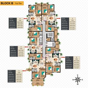 Jagmohan Enclave Tower B Cluster Plan 3