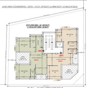 Project Image of 1030.0 - 1238.0 Sq.ft 3 BHK Apartment for buy in Ashirbad Heritage