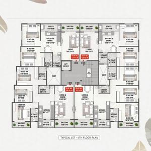 Project Image of 1107.0 - 1468.0 Sq.ft 2 BHK Apartment for buy in Aakar Crest