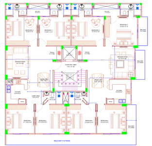 Project Image of 1800.0 - 2000.0 Sq.ft 4 BHK Builder Floor for buy in Manglam Luxury Homes