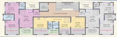 Project Image of 0.0 - 357.58 Sq.ft 1 BHK Apartment for buy in Jyotirmay Vastu Geetai