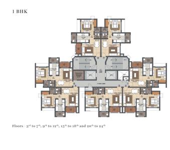 Project Image of 900 Sq.ft 3 BHK Apartment / Flat for sale in Dombivli East for Rs. 8800000