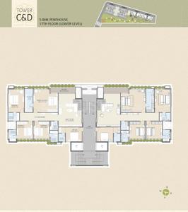 Project Image of 1360.45 - 3305.06 Sq.ft 3 BHK Apartment for buy in Greenwoods Aaranya