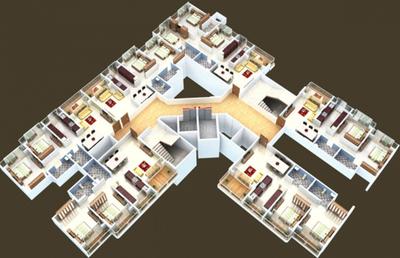 Project Image of 659.0 - 848.0 Sq.ft 2 BHK Apartment for buy in Triveni Majesta Wing A Phase I