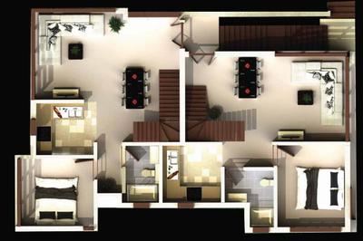 Project Image of 0.0 - 1132.26 Sq.ft 2 BHK Apartment for buy in Vianaar El Tesoro Phase II