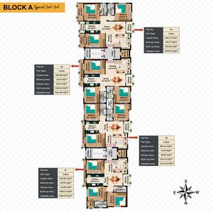 Jagmohan Enclave Tower A Cluster Plan 4