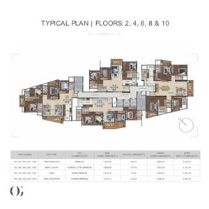 Project Image of 1902.92 - 3360.5 Sq.ft 3 BHK Apartment for buy in Purva Orient Grand