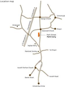 Project Image of 1075 Sq.ft 2 BHK Apartment / Flat for sale in Wakad for Rs. 9800000
