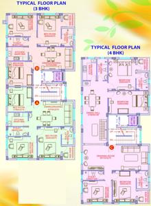 Project Image of 1098.0 - 2219.0 Sq.ft 3 BHK Apartment for buy in Plutus Balaji Enclave