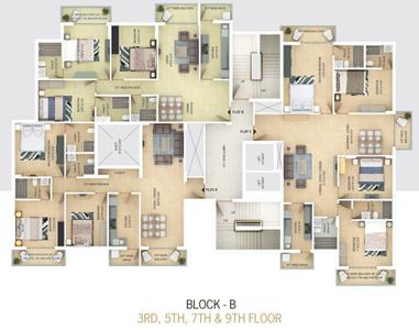 Project Image of 2463 Sq.ft 4 BHK Apartment / Flat for sale in Gandhi Nagar for Rs. 18472500