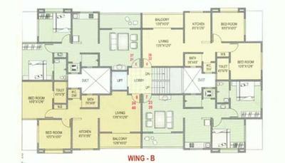 Project Image of 0.0 - 830.0 Sq.ft 2 BHK Apartment for buy in Sumeru Vaiwaswat