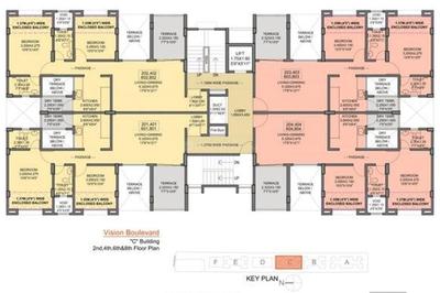 Project Image of 596.0 - 633.0 Sq.ft 2 BHK Apartment for buy in Siddhivinayak Vision Boulevard Phase I