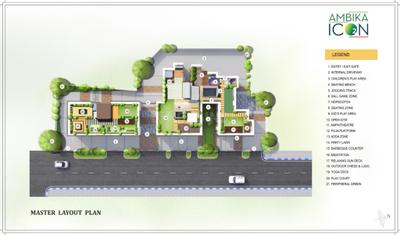 Project Image of 834.0 - 1258.0 Sq.ft 2 BHK Apartment for buy in Ambika Icon 2
