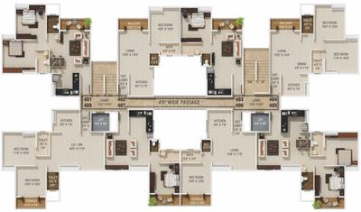Project Image of 337.0 - 590.0 Sq.ft 1 BHK Apartment for buy in Horizon Akanksha Phase 1
