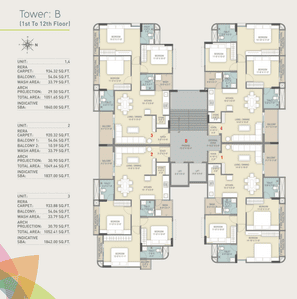Project Image of 785.45 - 965.97 Sq.ft 2 BHK Apartment for buy in Samanvay Saatvik