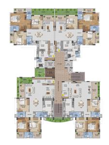 Project Image of 2048.0 - 2288.0 Sq.ft 3 BHK Apartment for buy in Veegaland Symphony