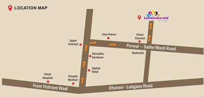 Project Image of 573.0 - 606.0 Sq.ft 2 BHK Apartment for buy in Laxmi Emerald Phase I