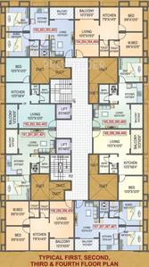 Project Image of 582.0 - 871.0 Sq.ft 1 BHK Apartment for buy in Shree Sriroz Paradise