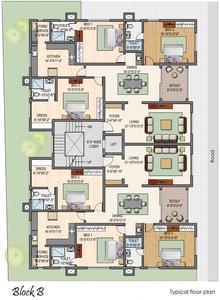 Project Image of 2580.0 - 4710.0 Sq.ft 3 BHK Apartment for buy in Shanti Melrose Park