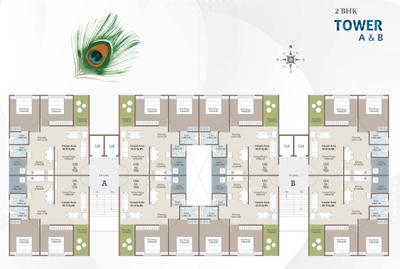 Project Image of 698.79 - 750.89 Sq.ft 2 BHK Apartment for buy in Shreenath Bansi Residency