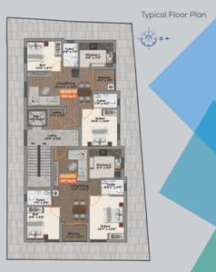 Project Image of 907.0 - 918.0 Sq.ft 2 BHK Apartment for buy in Meenakshi Mahalakshmi