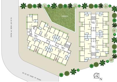 Project Image of 582.0 - 620.0 Sq.ft 2 BHK Apartment for buy in Shree Hari Antrix