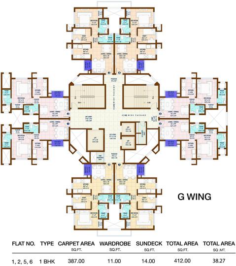Nirmal Lifestyle City Kalyan Platano G Images for Cluster Plan of Nirmal Lifestyle City Kalyan Platano G 1