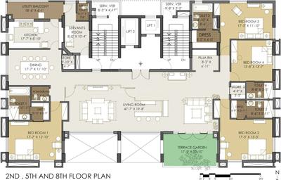 Project Image of 4821.0 - 4850.0 Sq.ft 4 BHK Apartment for buy in Belani Savoy