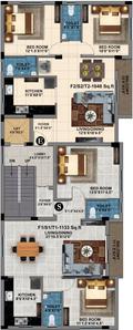Project Image of 1048.0 - 1133.0 Sq.ft 2 BHK Apartment for buy in MP Berlin