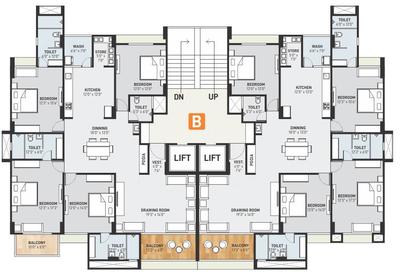 Project Image of 2655 Sq.ft 3 BHK Apartment / Flat for sale in Koteshwar for Rs. 12500000