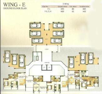 Project Image of 650.0 - 927.0 Sq.ft 1 BHK Apartment for buy in Morya Realtors Mandar Avenue F II