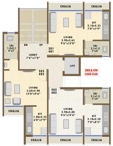 Project Image of 0.0 - 172.22 Sq.ft 1 RK Apartment for buy in Lifespace Adore