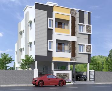Project Image of 704.0 - 726.0 Sq.ft 2 BHK Apartment for buy in GK Sri Sai Tharun Flats