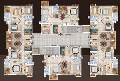 Project Image of 928.0 - 1946.0 Sq.ft 2 BHK Apartment for buy in Uttarayan Shreejoni II