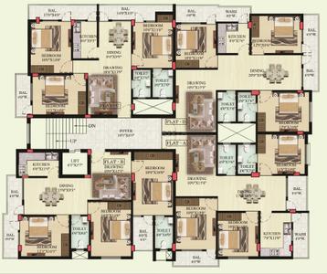 Project Image of 1210.0 - 1310.0 Sq.ft 3 BHK Apartment for buy in Chitij Shree Ganesh Apartment
